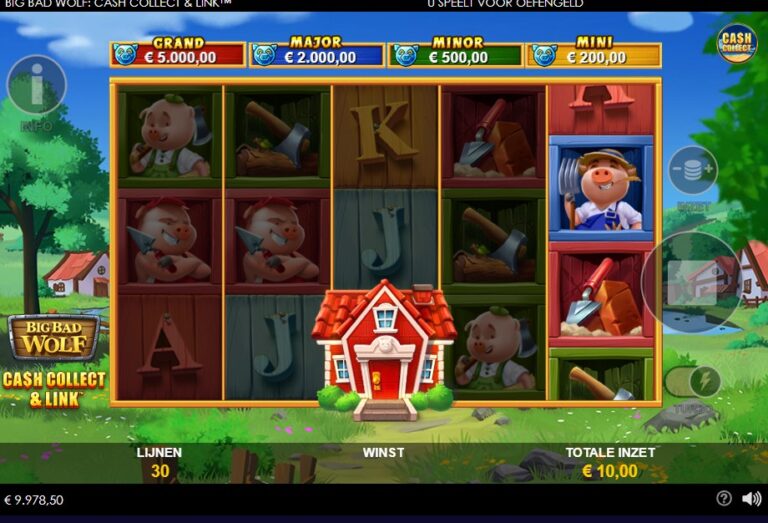 Screenshot 1 van Big Bad Wolf: Cash Collect & Link